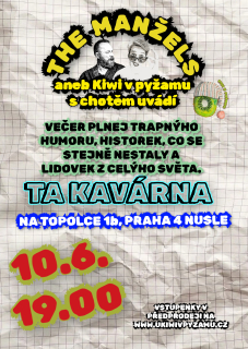 VSTUPENKA THE MANŽELS 10.6. PRAHA