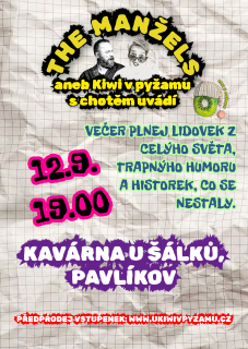 VSTUPENKA NA THE MANŽELS - PAVLÍKOV, 12.9.