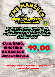 VSTUPENKA NA THE MANŽELS - BRNO 17.10